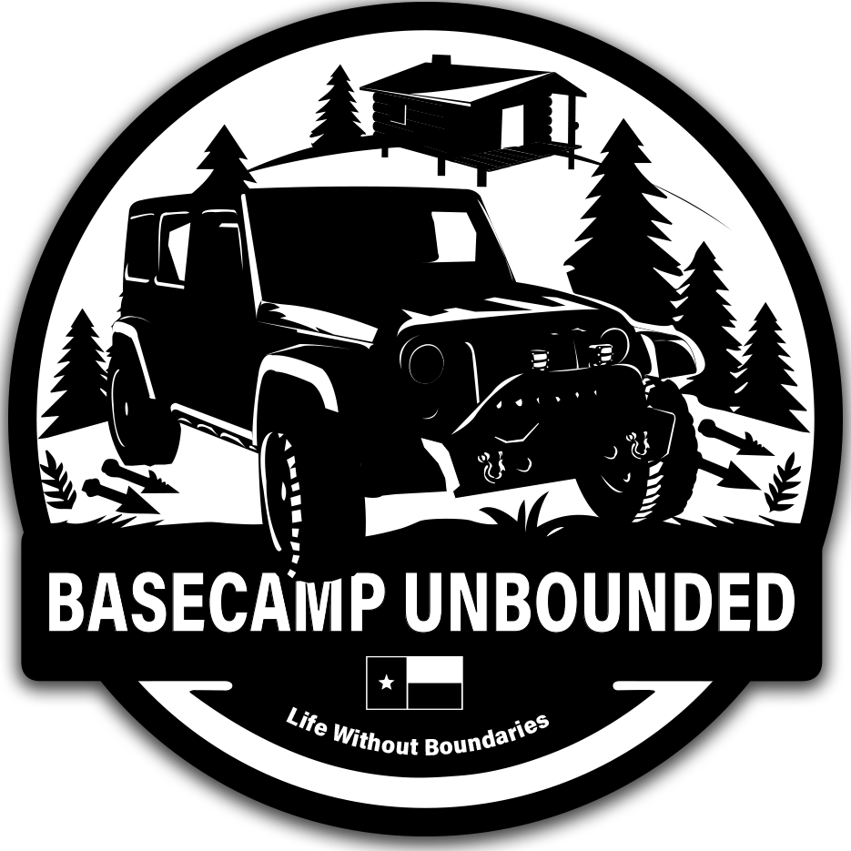 Basecamp Unbounded Logo with slogan Untethered Exploration